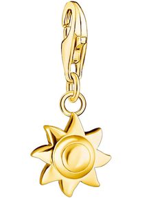 Thomas Sabo Damen Charm Sonne "2024-413-39", gold, Silber 925 (Sterlingsilber), Charms