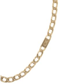 Calvin Klein Herren Kette ohne Anhänger "Schmuck Edelstahl Halsschmuck Halskette Panzerkette", Edelstahl, L: 61cm B: 10mm, gold, Edelstahl, B:10mm,