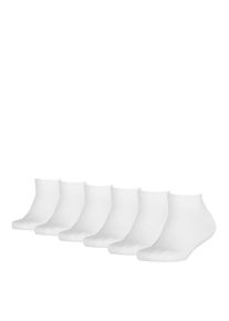 Tommy Hilfiger Damen Sneakersocken "TH CHILDREN SNEAKER 6P ECOM", Gr. 27, weiß, Baumwollmischung, Socken, Mit kleinem Rippenbündchen