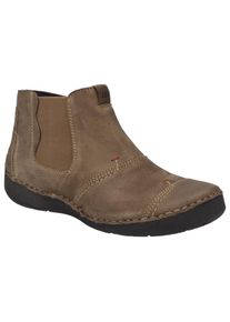 Josef Seibel Damen Chelseaboots "Fergey 55", Gr. 41, braun, Leder, klassisch, Schuhe, mit weicher Lederinnensohle