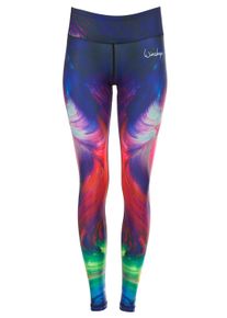 WINSHAPE Damen Leggings "AEL102", bunt, Gr. XXL, 80% Polyester, 20% Elasthan, Hosen, mit Kompressionseffekt
