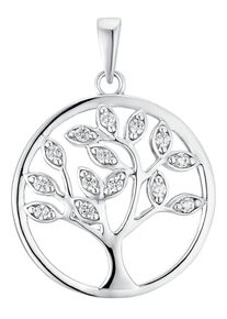 Amor Damen Ketten-Anhänger "Lebensbaum, 2023022", Silber 925 (Sterlingsilber), 3 g, silber, Silber 925 (Sterlingsilber), Schmuckanhänger, mit