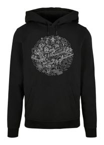 F4NT4STIC Herren Rundhalspullover "F4NT4STIC Herren", schwarz, casual, Gr. 4XL, unifarben, 50% Baumwolle, 50% Polyester, Pullover