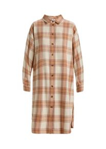 Roxy Damen Sommerkleid "Aqua Waves"parchement paradise plaid, Gr. XS, 100% Baumwolle, Kleider
