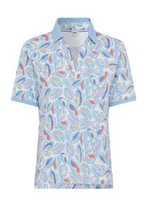 Brax Damen Poloshirt "Style CLEO", blau, Gr. 48, 97% Baumwolle, 3% Elasthan, Shirts