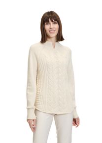 Betty Barclay Damen Strickpullover "Betty Barclay Strickpullover mit Strickdetails", beige, casual, Gr. 38, Strick, Obermaterial: 60% Baumwolle, 40%