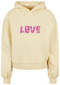 Merchcode Damen Kapuzenpullover "Merchcode Damen", gelb, casual, Gr. XL, mehrfarbig, 100% Baumwolle, Pullover