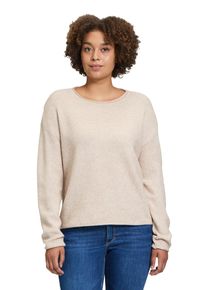 BETTY & CO BETTY & CO Damen Strickpullover "Betty & Co Strickpullover mit Rundhalsausschnitt", beige, casual, Gr. 42, Strick, Obermaterial: 82% Polyester, 16%