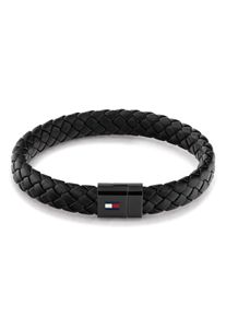 Tommy Hilfiger Herren Armband "Schmuck Edelstahl Armschmuck Lederarmband", Leder-Edelstahl, bunt, Leder, Edelstahl, Armbänder