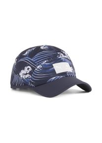Puma Damen Flex Cap "Puma X SAYSKY Running 5-Panel-Cap Erwachsene"new navy feather gray aop blau, unifarben, Obermaterial: 100% Polyester; Futter:
