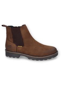 Camel Active Herren Chelseaboots, Gr. 40, braun, Leder, Basic, Schuhe, Boots, Stiefelette mit Wechselfußbett