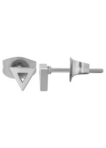 Adelia´s ADELIA ́S Damen Paar Ohrhänger "Neuheit 2025 - Damen Ohrstecker aus poliertem Edelstahl", Damen, Edelstahl, silber, Edelstahl, Ohrringe