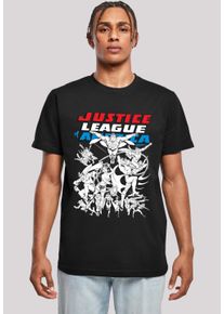F4NT4STIC Herren T-Shirt "DC Comics Justice League Superhelden", schwarz, casual, Gr. XL, Obermaterial: 100% Baumwolle, Shirts, Herren,Premium