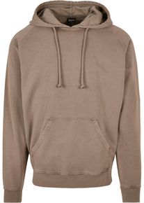 Urban Classics Herren Sweatshirt "Urban Classics Herren Overdyed Hoody", grün, Gr. L, unifarben, 100% Baumwolle, Sweatshirts