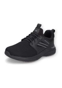 Herren Slip-On Sneaker, Dockers by Gerli, Gr. 46, schwarz, Textil, Lederimitat, sportlich, Schuhe, Slipper, Sneaker, mit leichter Laufsohle in