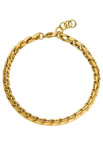 Jobo Damen Armband, Edelstahl, gold, Edelstahl, Armbänder, aus Edelstahl goldfarben 21 cm
