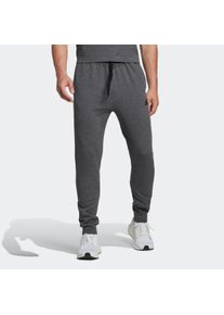 Herren Sporthose "M FEELCOZY PANT", grau, sportlich, Gr. XXL, adidas Sportswear, clean, Obermaterial: 70% Baumwolle, 30% Polyester, Hosen