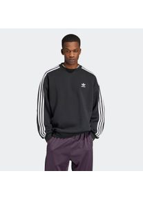 Herren Sweatshirt "Oversize crew", schwarz, sportlich, Gr. S, adidas originals, Obermaterial: 70% Baumwolle, 30% Polyester, Sweatshirts