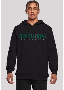 F4NT4STIC Herren Kapuzenpullover "Harry Potter Slytherin Text", schwarz, casual, Gr. XL, Obermaterial: 65% Baumwolle, 35% Polyester, Pullover, Print