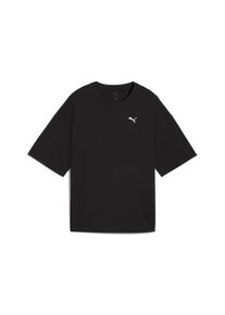 Puma Damen T-Shirt "Wardrobe Essentials Oversized T-Shirt Damen", schwarz, Gr. XS, clean, Obermaterial: 100% Baumwolle; Rippe: 20% Polyester, 80%