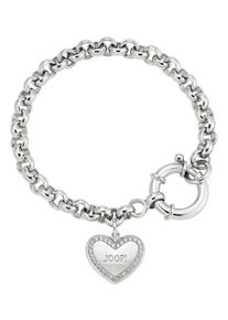 JOOP! JOOP Damen Silberarmband "Herz, 2025051", Silber 925 (Sterlingsilber), silber, Silber 925 (Sterlingsilber), Armbänder, mit Zirkonia (synth.)