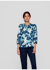 Rabe Damen Klassische Bluse "Bluse", blau, feminin, Gr. 42, gemustert, 100%Viskose, Blusen