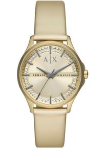 Armani Exchange Damen Quarzuhr, gold, Armbanduhren, Armbanduhr, Damenuhr, analog