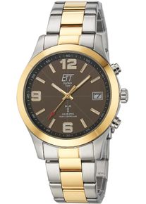 ETT Herren Funkuhr "Gobi", silber, Armbanduhren, Armbanduhr, Herrenuhr, Datum, Solar, Edelstahlarmband