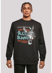 F4NT4STIC Herren Kapuzenpullover "Looney Tunes Vintage Bugs Bunny", schwarz, casual, Gr. 4XL, Obermaterial: 50% Baumwolle, 50% Polyester, Pullover,