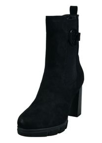 Bagatt Damen Stiefelette, Gr. 40, schwarz, Textil, elegant, Schuhe, mit Logo-Emblem