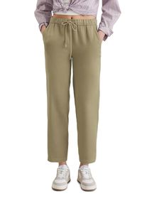 Marc O'Polo Damen Chinohose "aus TENCEL Lyocell", grün, Gr. XXL, MARC O'POLO DENIM, unifarben, Obermaterial: 100% Lyocell, Hosen