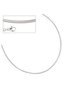 Jobo Damen Halsreif, Silber 925 (Sterlingsilber), L: 45cm, silber, Silber 925 (Sterlingsilber), Halsketten, 925 Silber 45 cm 2 mm