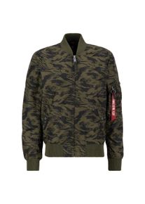 Herren Bomberjacke "Alpha Industries Men - Bomber Jackets MA-1 TT Two Tone Camo", grün, Gr. L, Alpha Industries, Obermaterial: 100% Nylon, Futter: