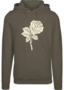 MisterTee Herren Kapuzensweatshirt "MisterTee Herren Wasted Youth Hoody", grün, Gr. L, unifarben, 65% Baumwolle, 35% Polyester, Sweatshirts