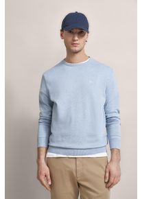 Bugatti Herren Rundhalspullover, blau, casual, Gr. XXXL, Sweatware, 100% Baumwolle, Pullover, aus reiner Baumwolle