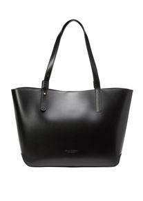 Marc O'Polo MARC O'POLO Damen Shopper "mit großem Reißverschlussfach", schwarz, Leder, unifarben, Taschen