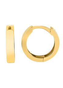 Adelia´s ADELIA ́S Damen Paar Creolen "Neuheit 2025 - Damen Creolen aus poliertem Gold 333 Ø 10 mm", Damen, Gelbgold 333, gold, Gelbgold 333, Ohrringe