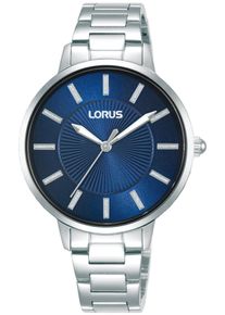 Lorus Damen Quarzuhr, silber, Armbanduhren, Armbanduhr, Damenuhr, Glitzer, Edelstahlarmband