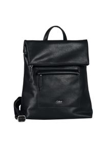 Gabor Rucksack "Mina", schwarz, 100% Polyurethan, klassisch, Rucksäcke, aus weichem leichten Lederimitat, lässig im praktischen Format