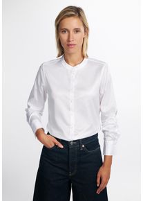 Eterna Damen Hemdbluse, weiß, klassisch, Gr. 36, 100% cotton, Blusen, EASY IRON (bügelleicht)
