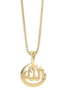 Adelia´s ADELIA ́S Damen Kette mit Anhänger "Neuheit 2025 - Damen Edelstahl Halskette mit Anhänger", unbekannt, Edelstahl, gold, Edelstahl, Halsketten