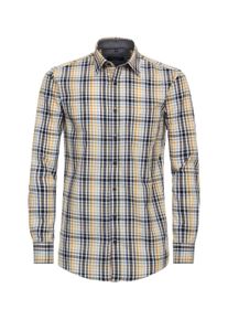 Casamoda Herren Langarmhemd "Casamoda Freizeithemd kariert", gelb, Gr. XXL, kariert, 100% Baumwolle, Hemden