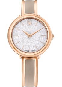 Swarovski Damen Quarzuhr "CRYSTALLINE"roségoldfarben, beige, Armbanduhren, Armbanduhr, Damenuhr, Swiss Made, Edelstahlarmband, analog