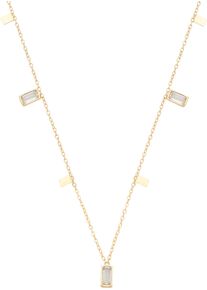 CIAO! BY LEONARDO Damen Kette mit Anhänger "Halskette Liora CIAO, 024458", Edelstahl, L: 47cm B: 1mm, gold, CIAO BY LEONARDO, Edelstahl, B:1mm, Halsketten, mit