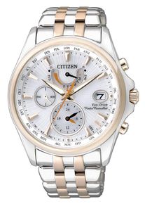 Citizen Damen Funk-Multifunktionsuhr, silber, Armbanduhren, Armbanduhr, Damenuhr, Solar, Edelstahlarmband, bis 10 bar wasserdicht