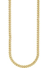 Damen Panzerkette "Schmuck Geschenk Silber 925 Halskette 3,7 mm", Silber 925 (Sterlingsilber), L: 45cm B: 3,7mm, gold, ANISTON JEWELRY & WATCHES,