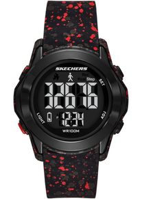 Skechers Herren Chronograph "GALLOWAY", schwarz, Armbanduhren, Quarzuhr, Armbanduhr, Herrenuhr, digital, Beleuchtung