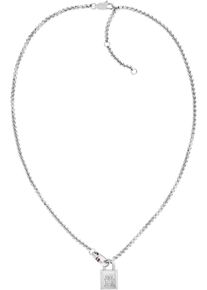 Tommy Hilfiger Damen Kette mit Anhänger "AMERICAN ICON, 2780940, 2780941", Edelstahl, L: 45,5cm B: 2mm, bunt, Edelstahl, B:2mm, Halsketten, teilweise