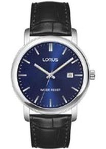 Lorus Damen Quarzuhr, blau, Armbanduhren, Armbanduhr, Herrenuhr, Datum, Lederarmband