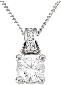 Firetti Damen Ketten-Anhänger "Schmuck Geschenk Gold 333 Halsschmuck Anhänger Fantasie", Weißgold 333, 0,81 g, weiß, Weißgold 333, Schmuckanhänger,